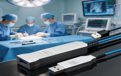 纯光线缆为医疗设备高抗干扰数据传输构建安全